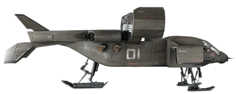 Aliens UD-4 Cheyenne Dropship Model by Hollywood Collectibles Group