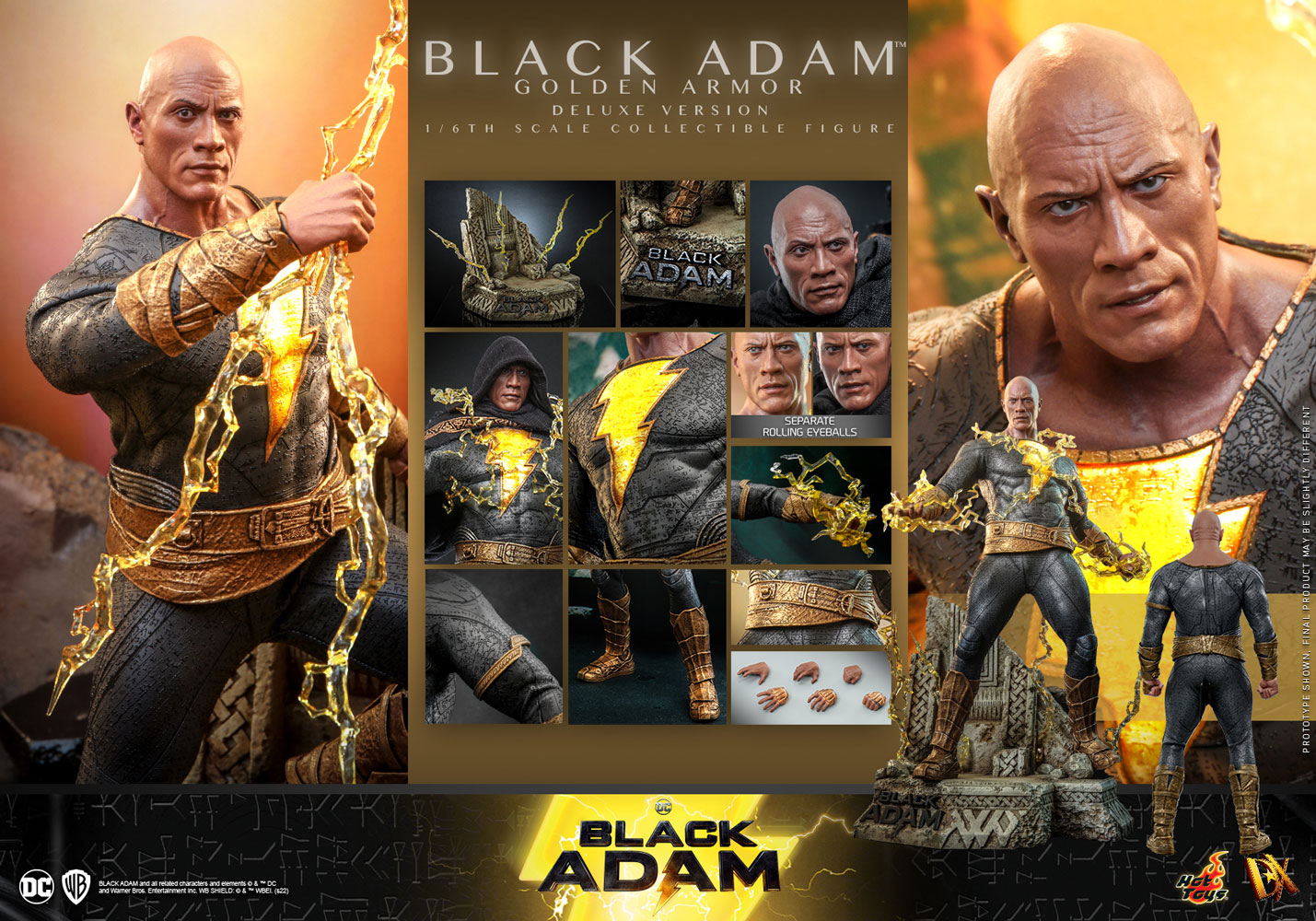 Black Adam (Golden Armor) (Deluxe Version)