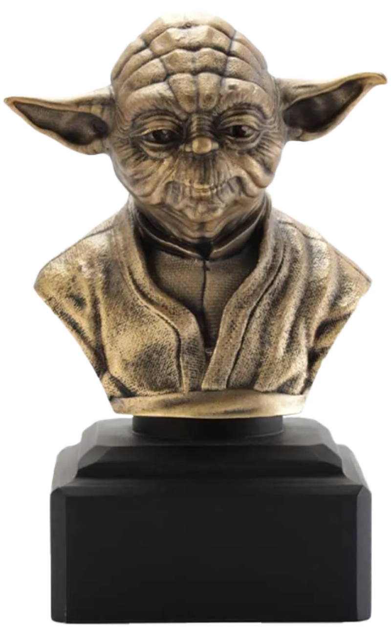 Yoda (Gilt Edition) Bust by Royal Selangor