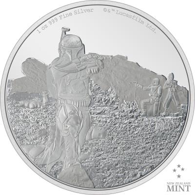Boba Fett 1oz Silver Coin- Prototype Shown