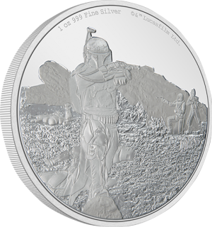 Boba Fett 1oz Silver Coin Silver Collectible