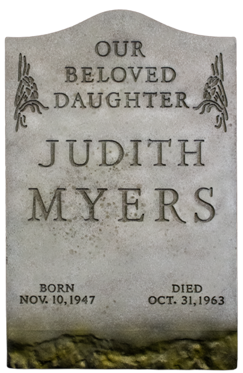 Judith Myers Tombstone Prop Replica by Trick or Treat Studios