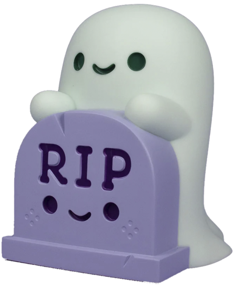 Lil Ghosty Night Light Collectible Lamp by 100% Soft