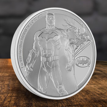 Batman Classic 1oz Silver Coin by New Zealand Mint | Sideshow