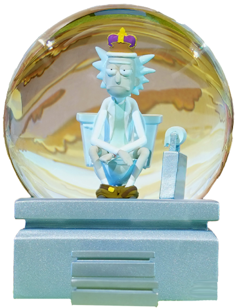Throne of Loneliness Snow Globe Polystone Collectible by Soap Studio
