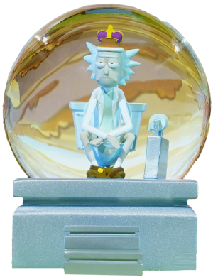 Throne of Loneliness Snow Globe Polystone Collectible