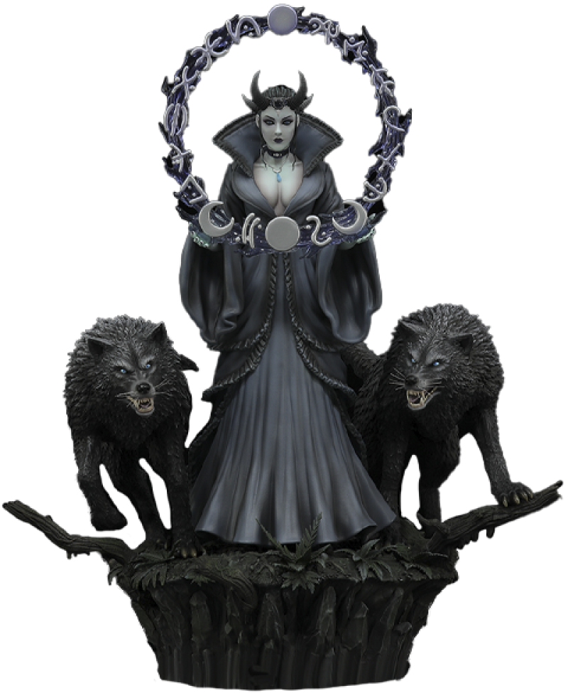 Moonwitch Statues by Dream Figures