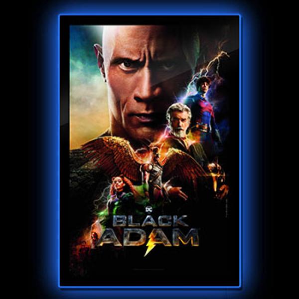 Black Adam (2022) - LED Movie Poster (Large)