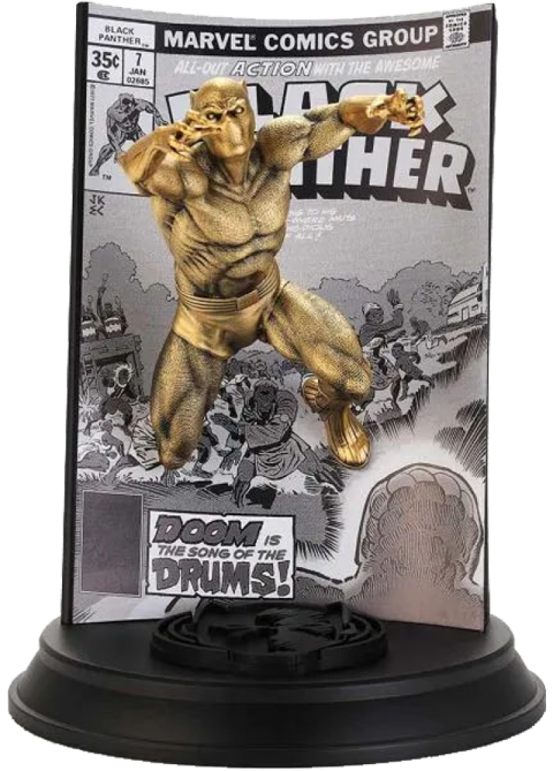 Black Panther Volume 1 #7 (Gilt) Figurine Pewter Collectible by Royal Selangor