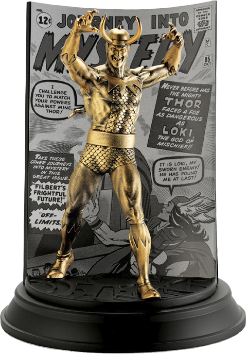 Loki (Gilt) Figurine Pewter Collectible by Royal Selangor