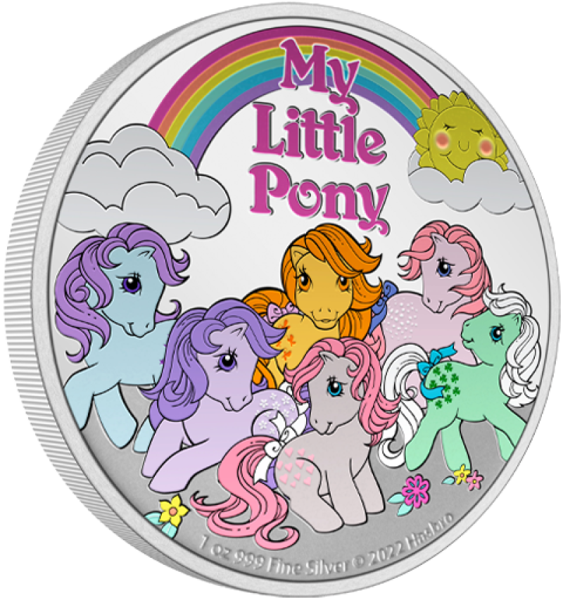 My Little Pony 1oz Silver Coin Silver Collectible by New Zealand Mint