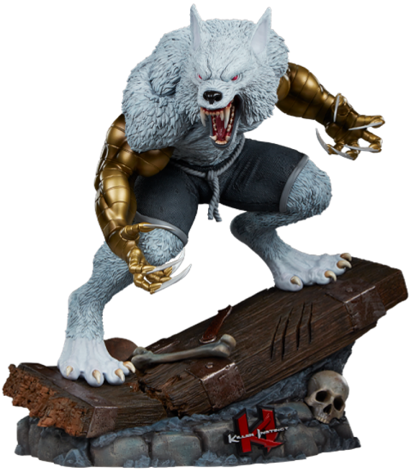 Sabrewulf – White Wolf Quarter Scale Statue by PCS