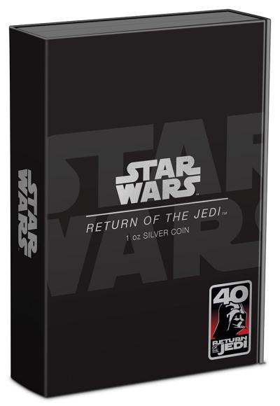 Star Wars: Return of the Jedi 40th Anniversary 1oz Silver Coin- Prototype Shown