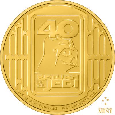 Star Wars: Return of the Jedi 40th Anniversary ¼oz Gold Coin- Prototype Shown