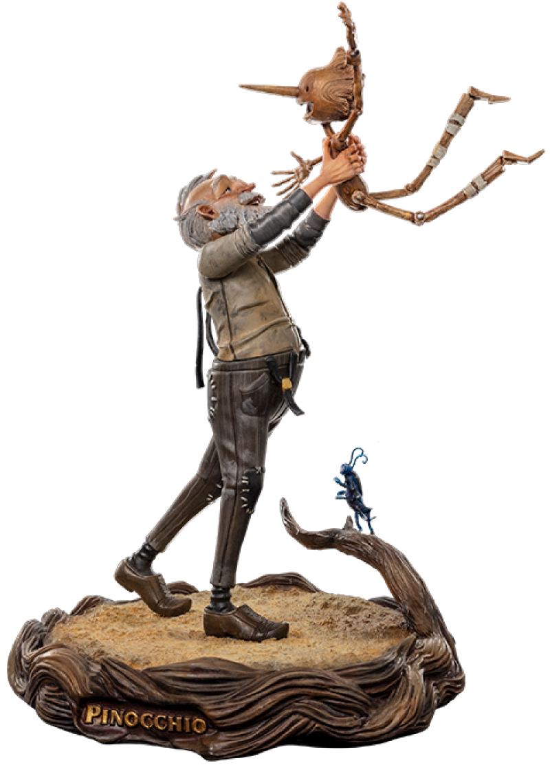 Geppetto & Pinocchio 1:10 Scale Statue by Iron Studios