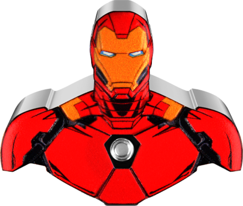 Iron Man 1oz Silver Coin Silver Collectible by New Zealand Mint