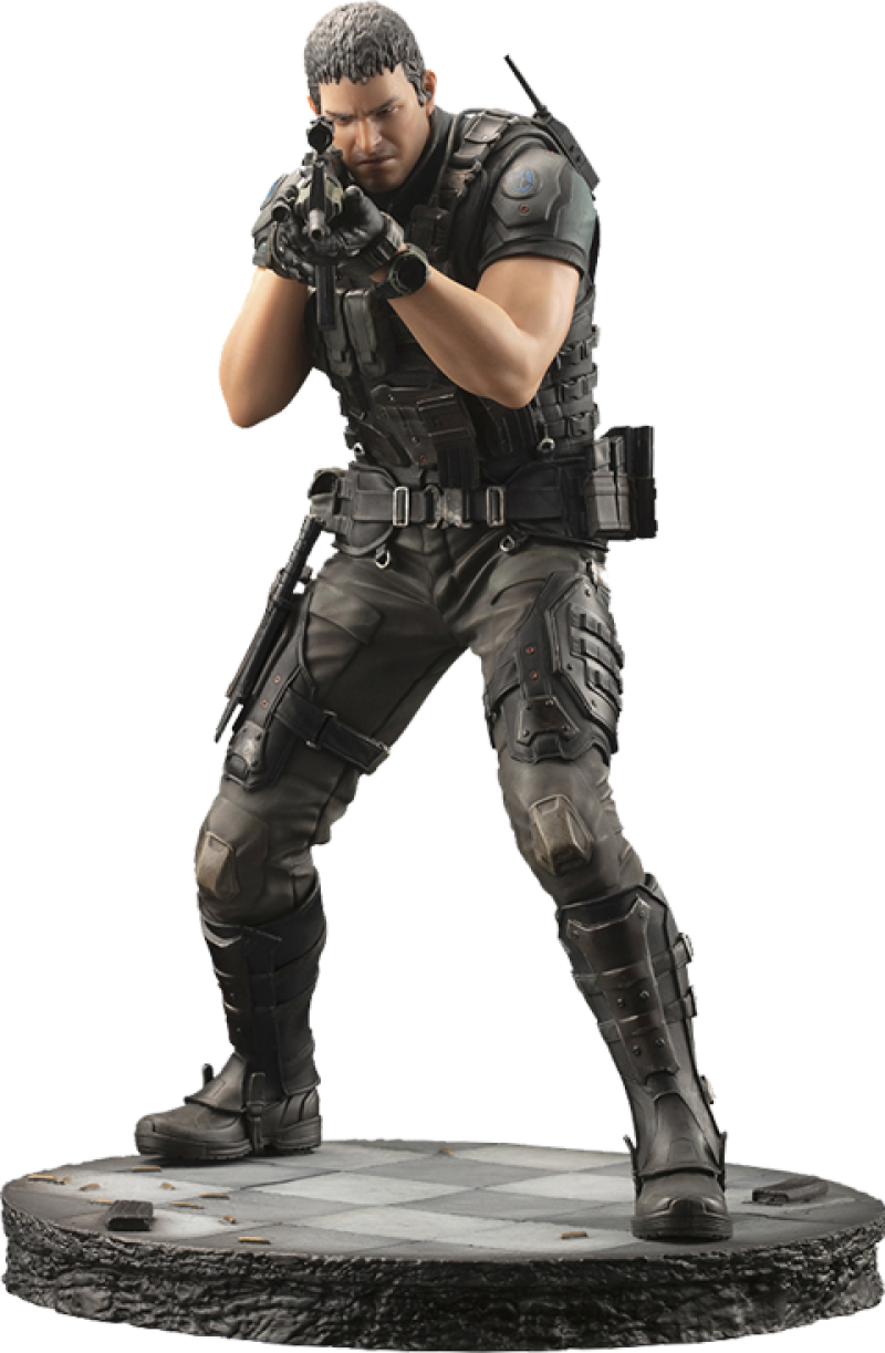 Chris Redfield Statues by Kotobukiya