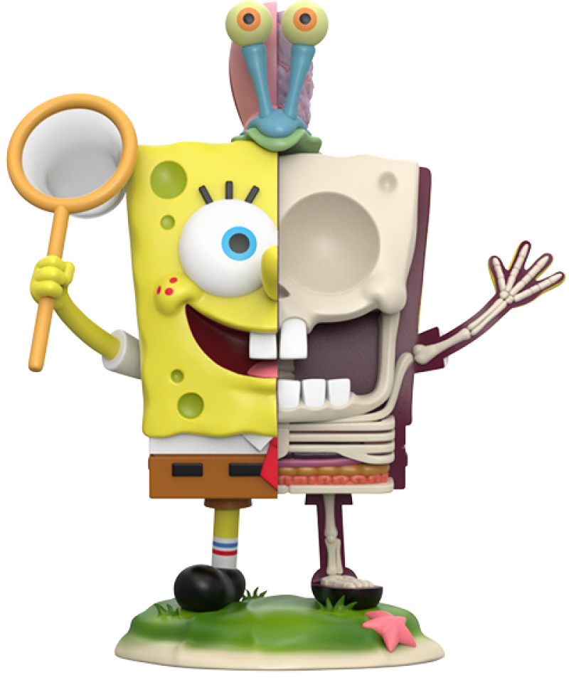 XXRAY PLUS SpongeBob SquarePants Vinyl Collectible by Mighty Jaxx