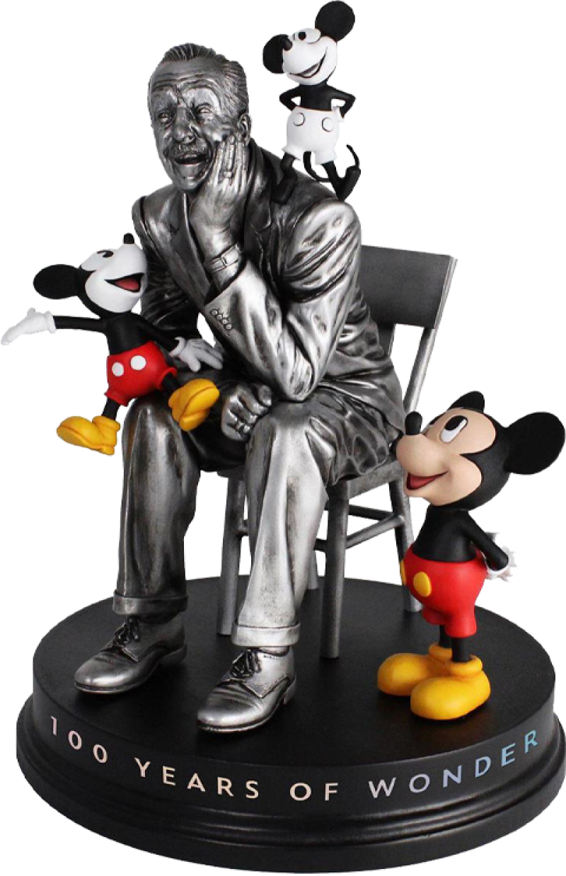 Walt with Mickey Mouse Figurine by Enesco, LLC