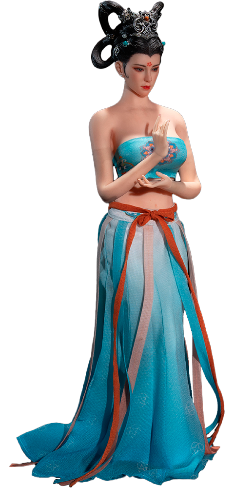 Dunhuang Music Goddess (Blue) Sixth Scale Figure by TBLeague