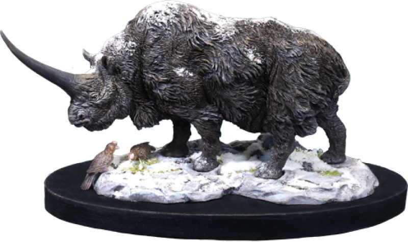Elasmotherium Rhino (Winter Version) Statues by Star Ace Toys Ltd.