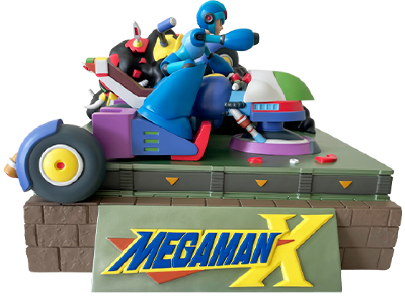 Mega Man X On Ride Chaser Diorama by Icon Heroes