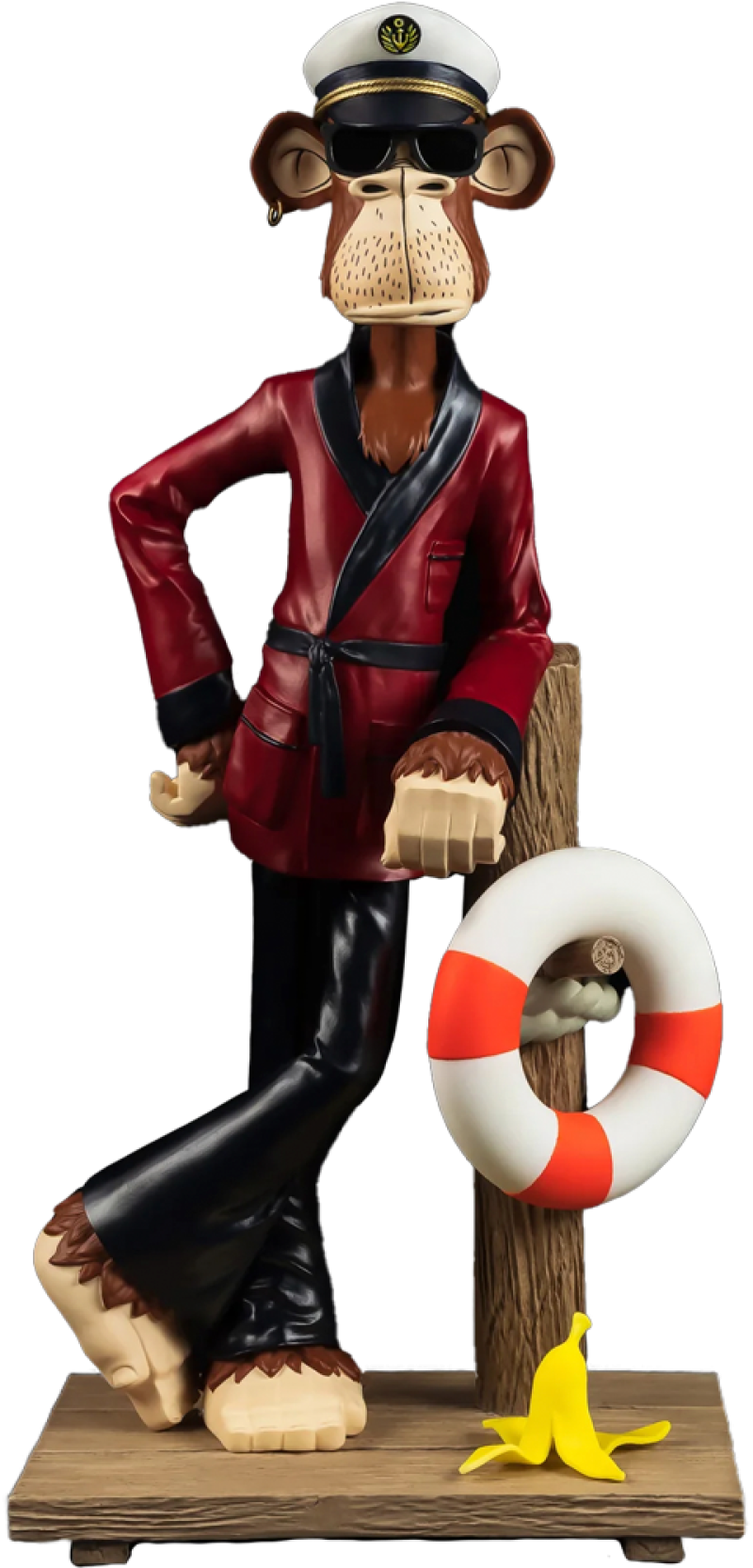 Bored Captain Ape #778 Statues by PureArts