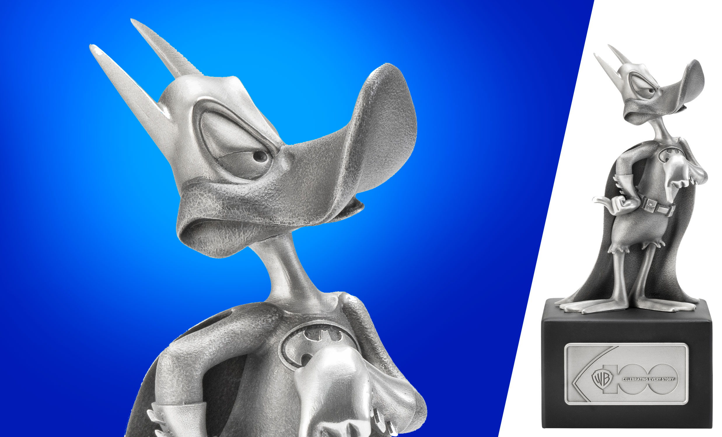 Daffy Duck Batman Cosplay Pewter Collectible | Sideshow Collectibles