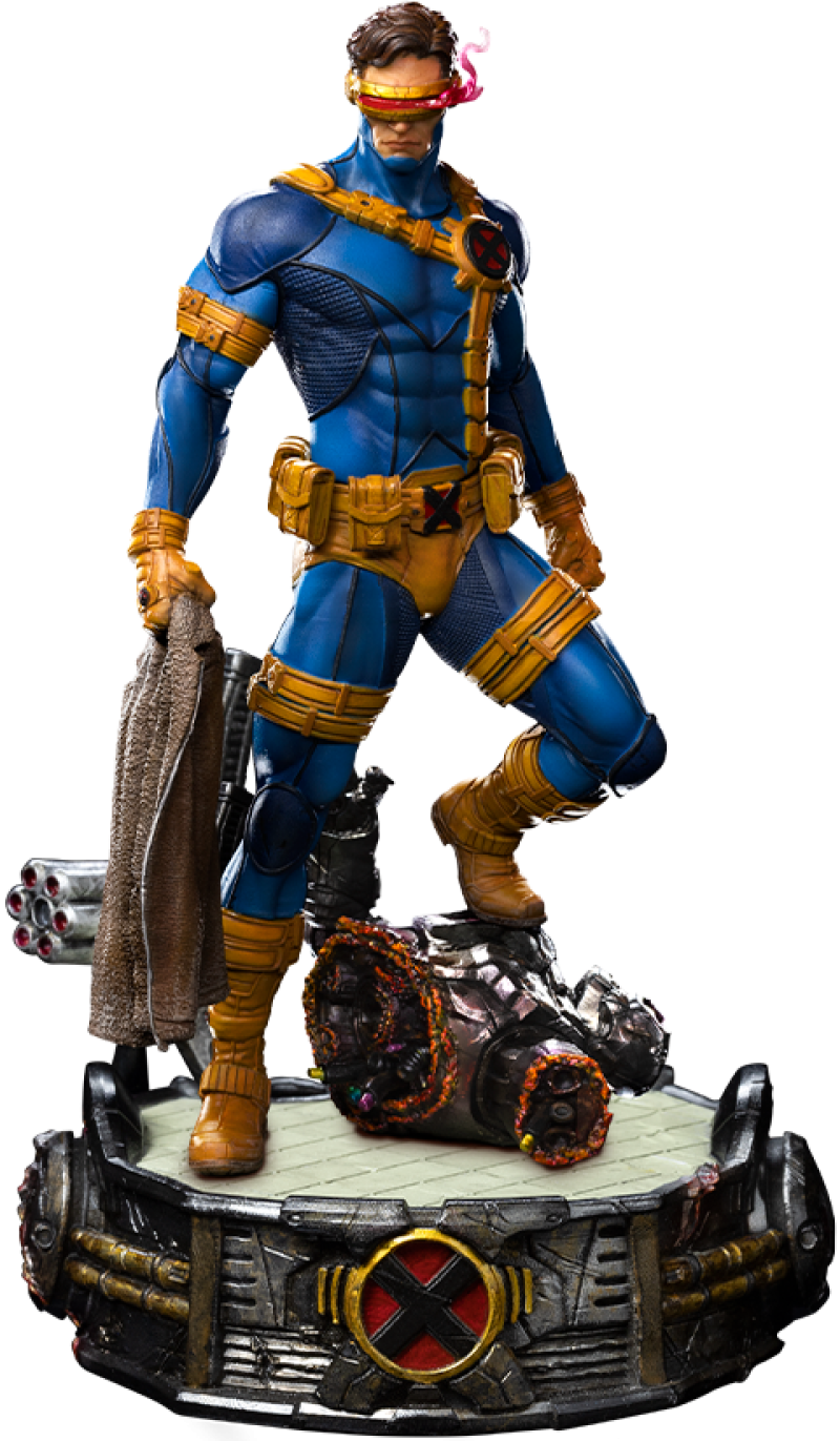 Cyclops Unleashed Deluxe 1:10 Scale Statue by Iron Studios
