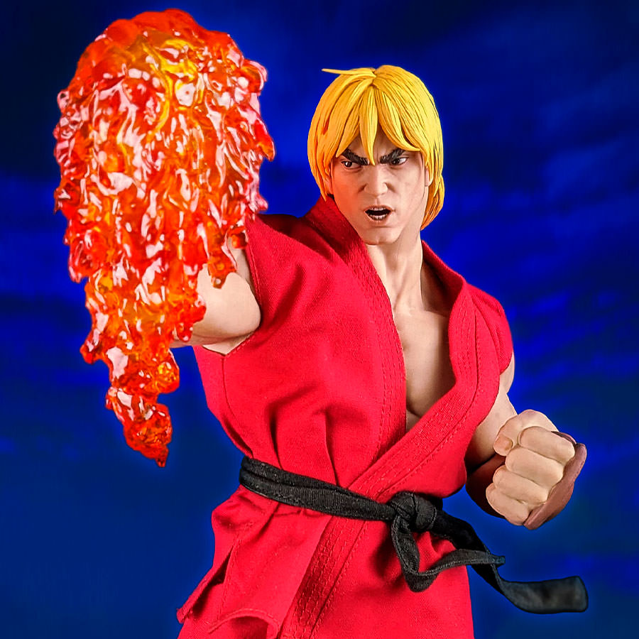 Plus Size Street Fighter Ken Costume for Men