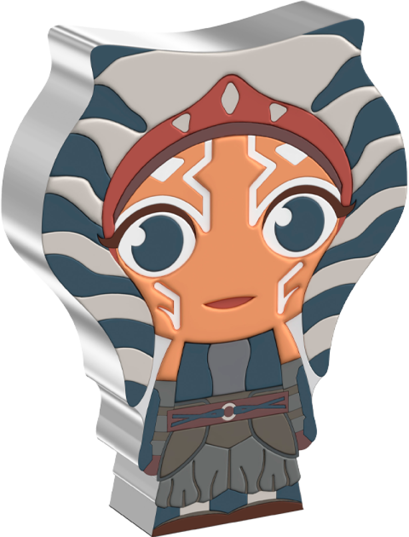 Ahsoka Tano 1oz Silver Coin Silver Collectible by New Zealand Mint