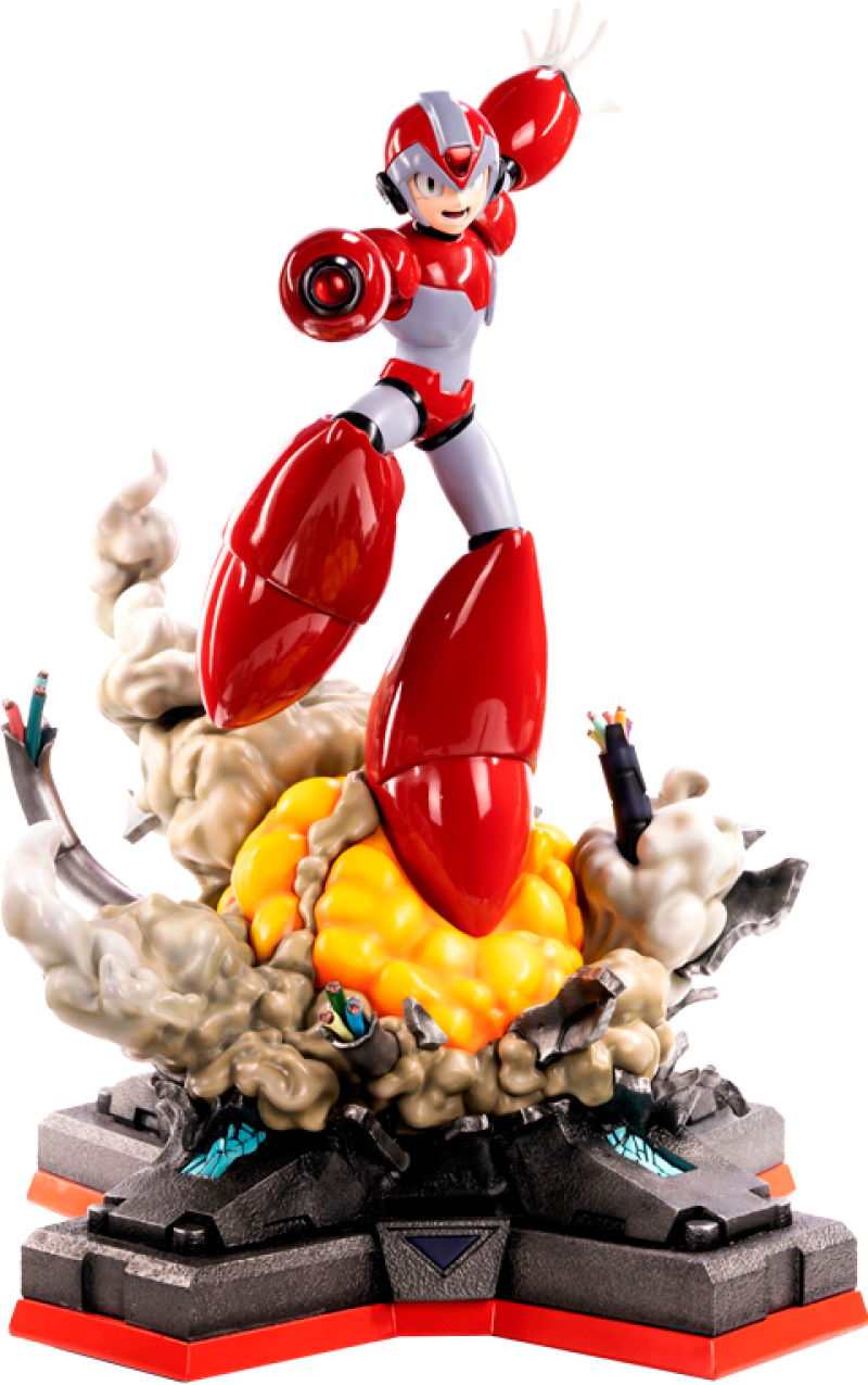 X (Final Weapon) Rising Fire Statues by First 4 Figures