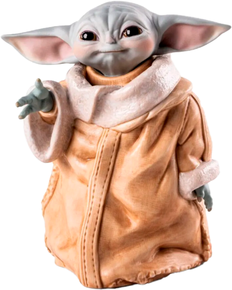 Grogu Porcelain Statue by Lladró