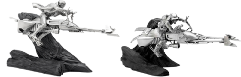 Speeder Bike Chase Diorama Diorama by Royal Selangor
