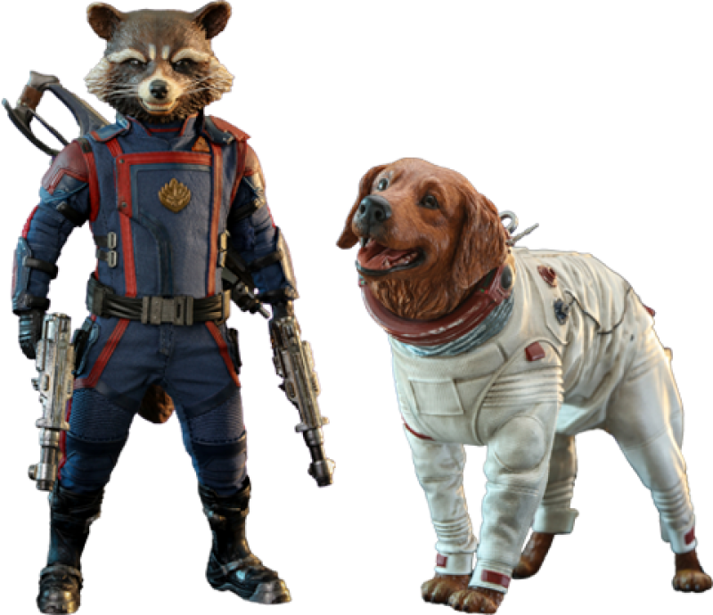 Rocket and Cosmo Sixth Scale Figure Set by Hot Toys (912327)