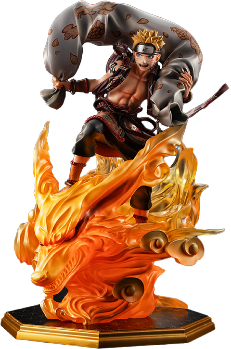Naruto Uzumaki - Wind God Statues by MegaHouse
