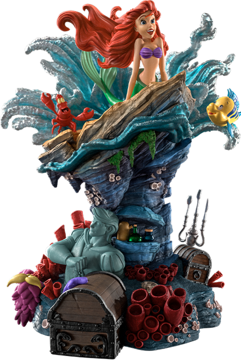 The Little Mermaid Deluxe 1:10 Scale Statue by Iron Studios
