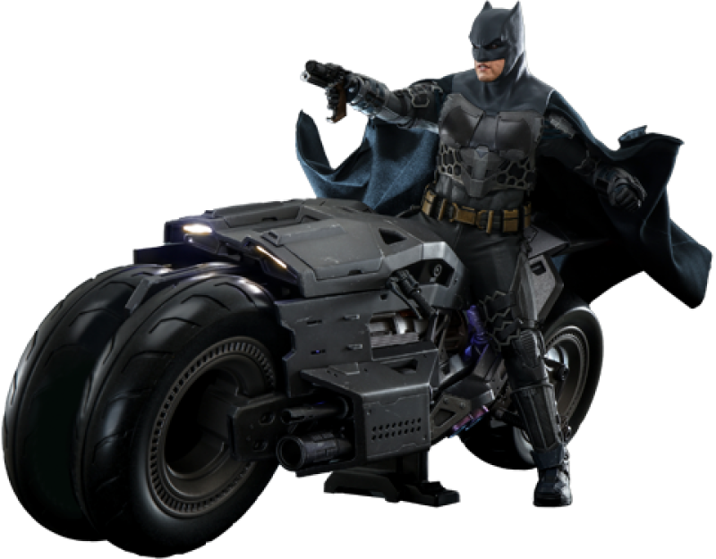 Batman and Batcycle Sixth Scale Figure Set by Hot Toys (9123972)