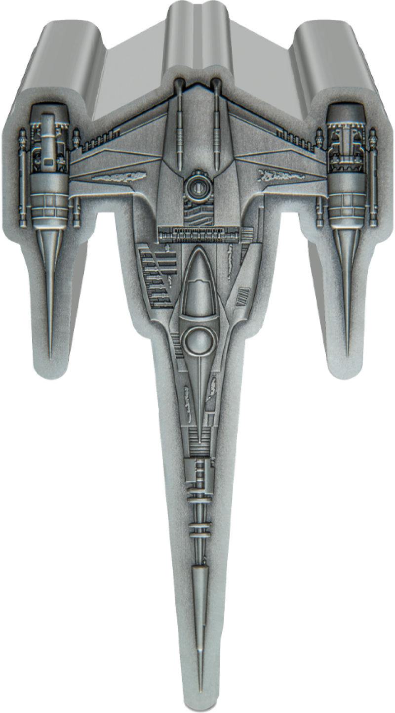 The Mandalorian's N-1 Starfighter 1oz Silver Coin Silver Collectible by Agoro