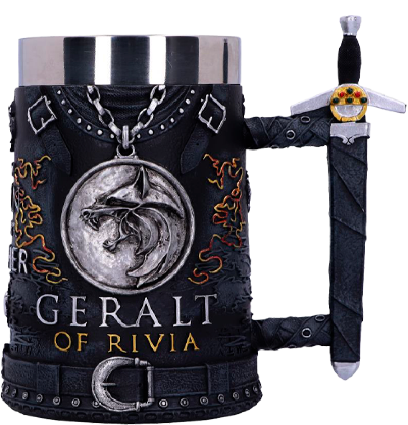 Geralt of Rivia Tankard Collectible Drinkware by Nemesis Now