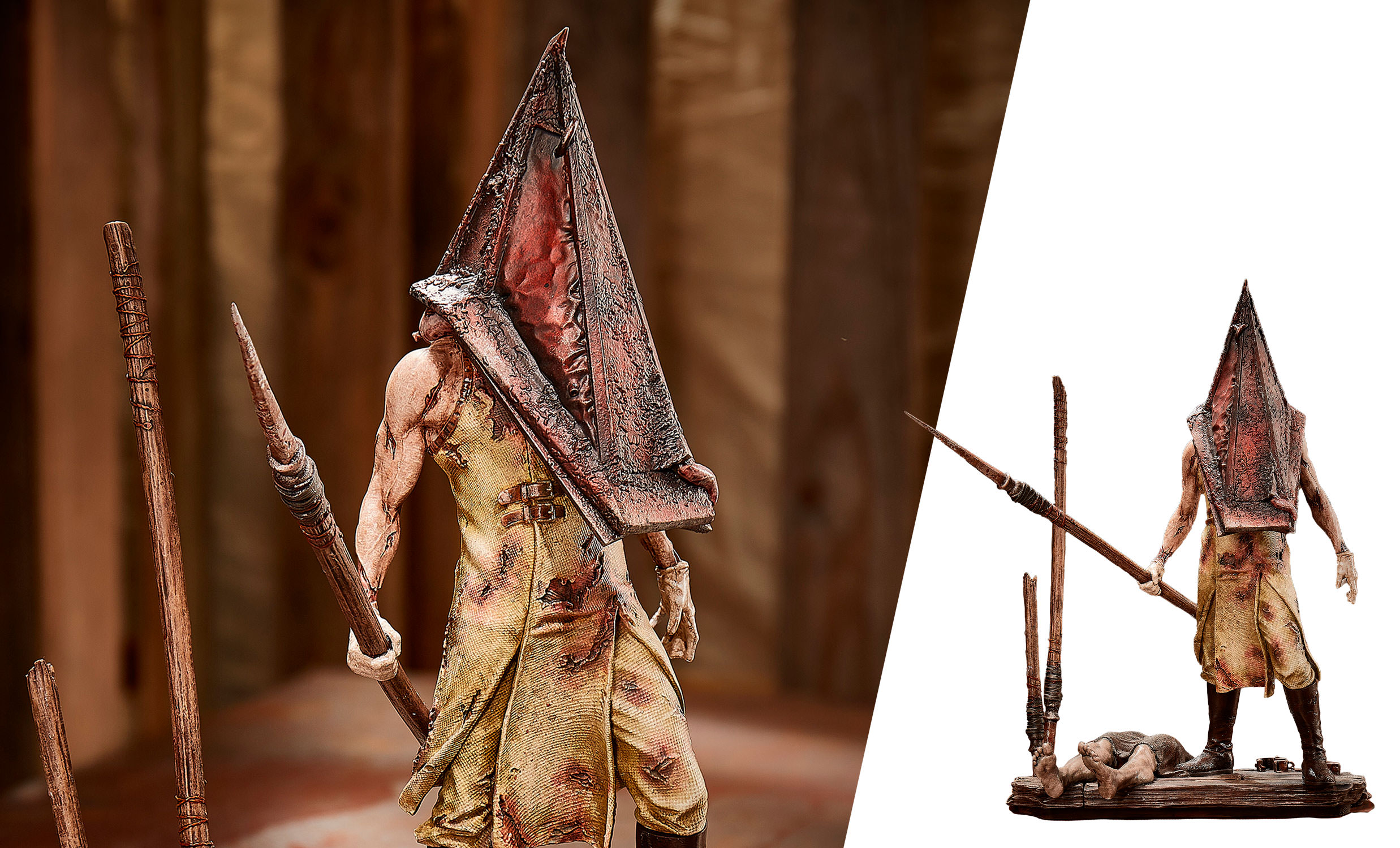 Red Pyramid Thing Statue by Numskull