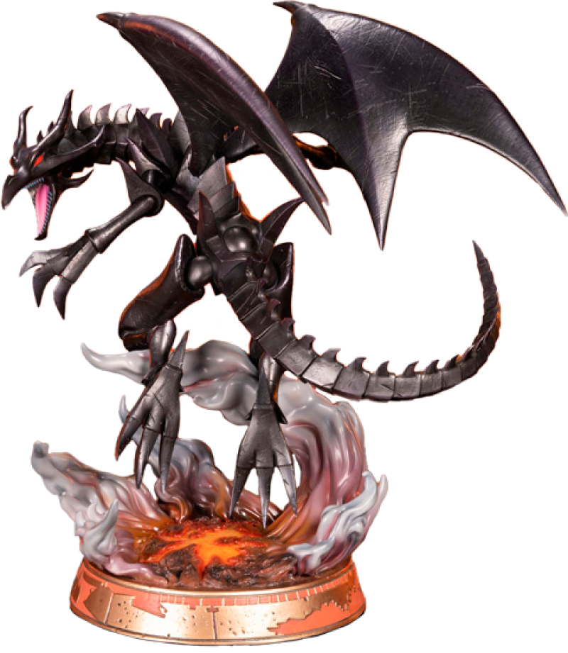 Red Eyes B. Dragon (Black Edition) Statues by First 4 Figures