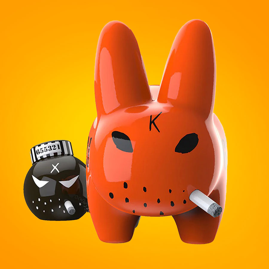 Buddies 4 Lyfe Smorkin Labbit Vinyl Collectible by Kidrobot