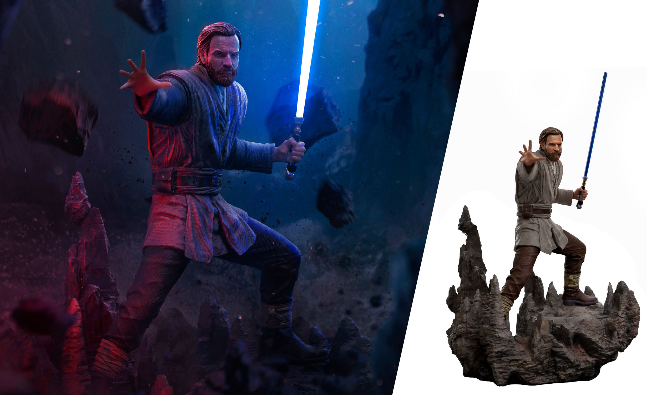 Sala de Justiça: Iron Studios traz estátua do sábio Mestre Jedi da série  Obi-Wan Kenobi!