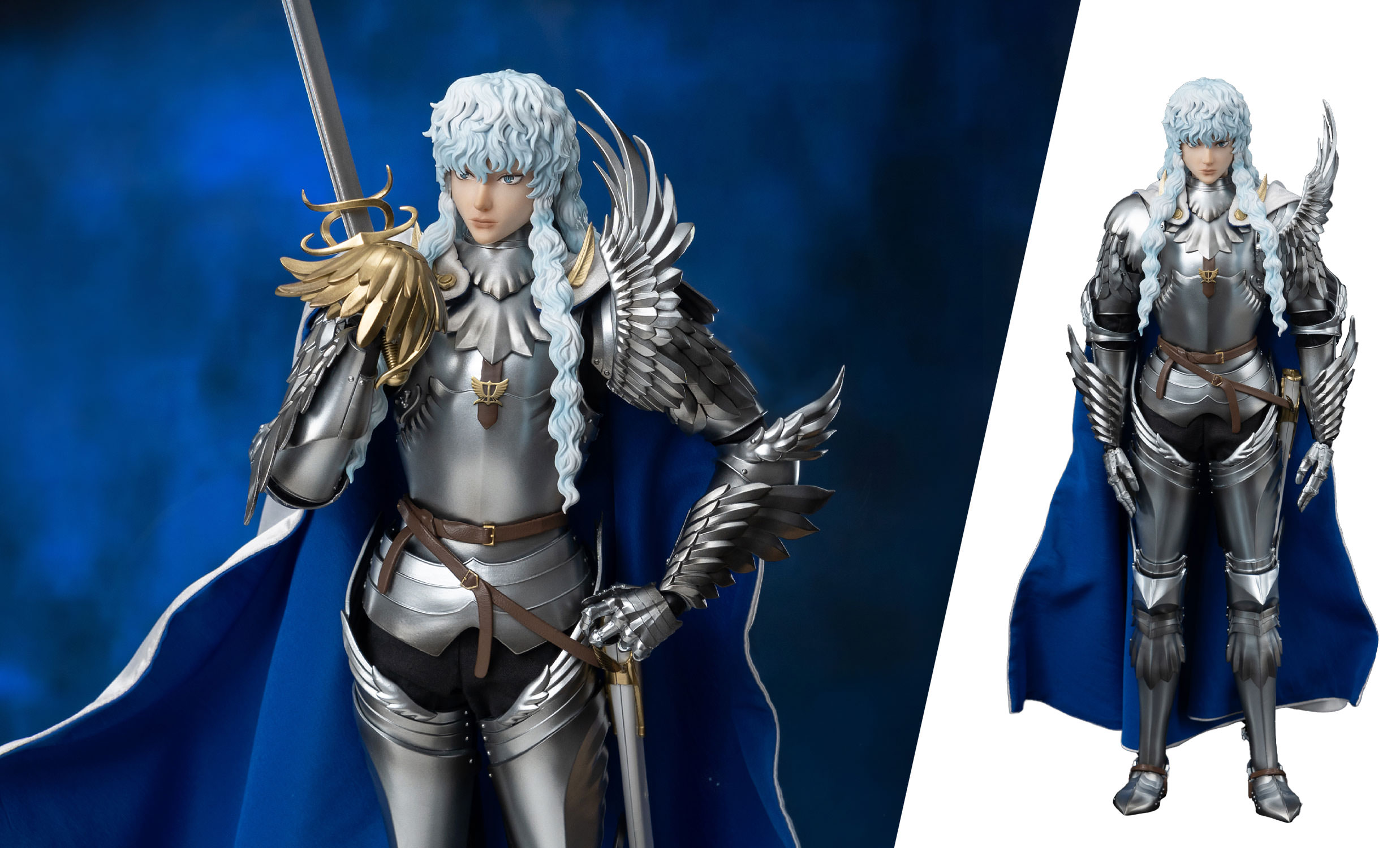 Berserk Action Figure 1/6 Griffith (Reborn Band of Falcon) Deluxe Edit –  Hobby Figures