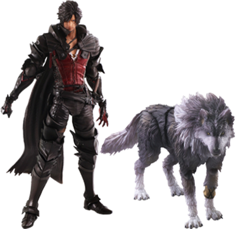 Clive Rosfield & Torgal Action Figure by Square Enix