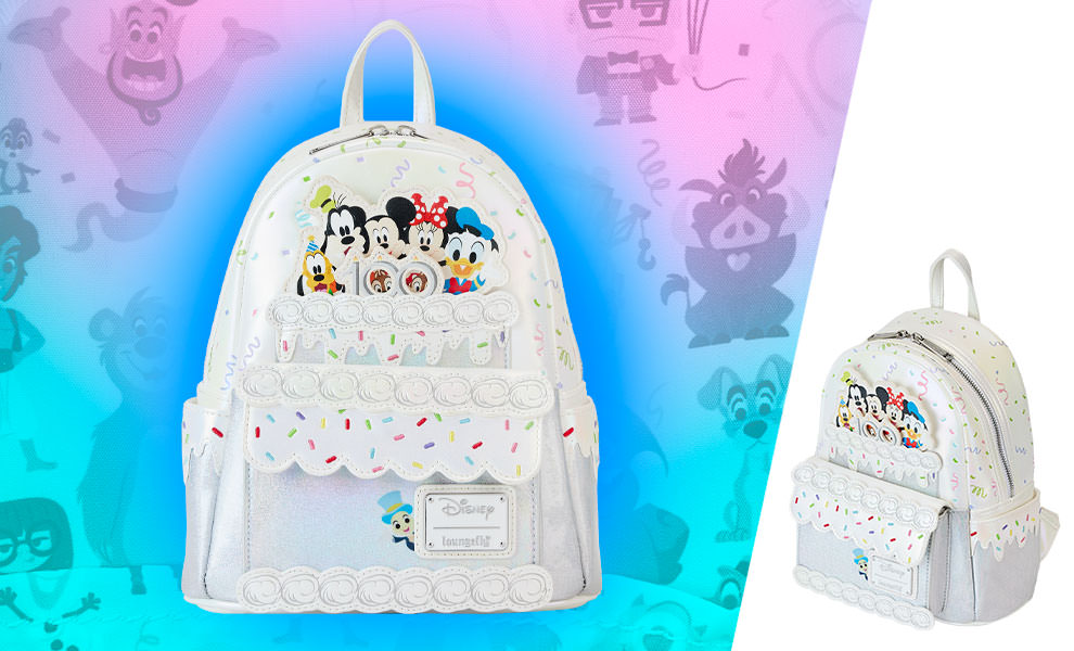 Loungefly Disney 100 Celebration Cake Mini Backpack