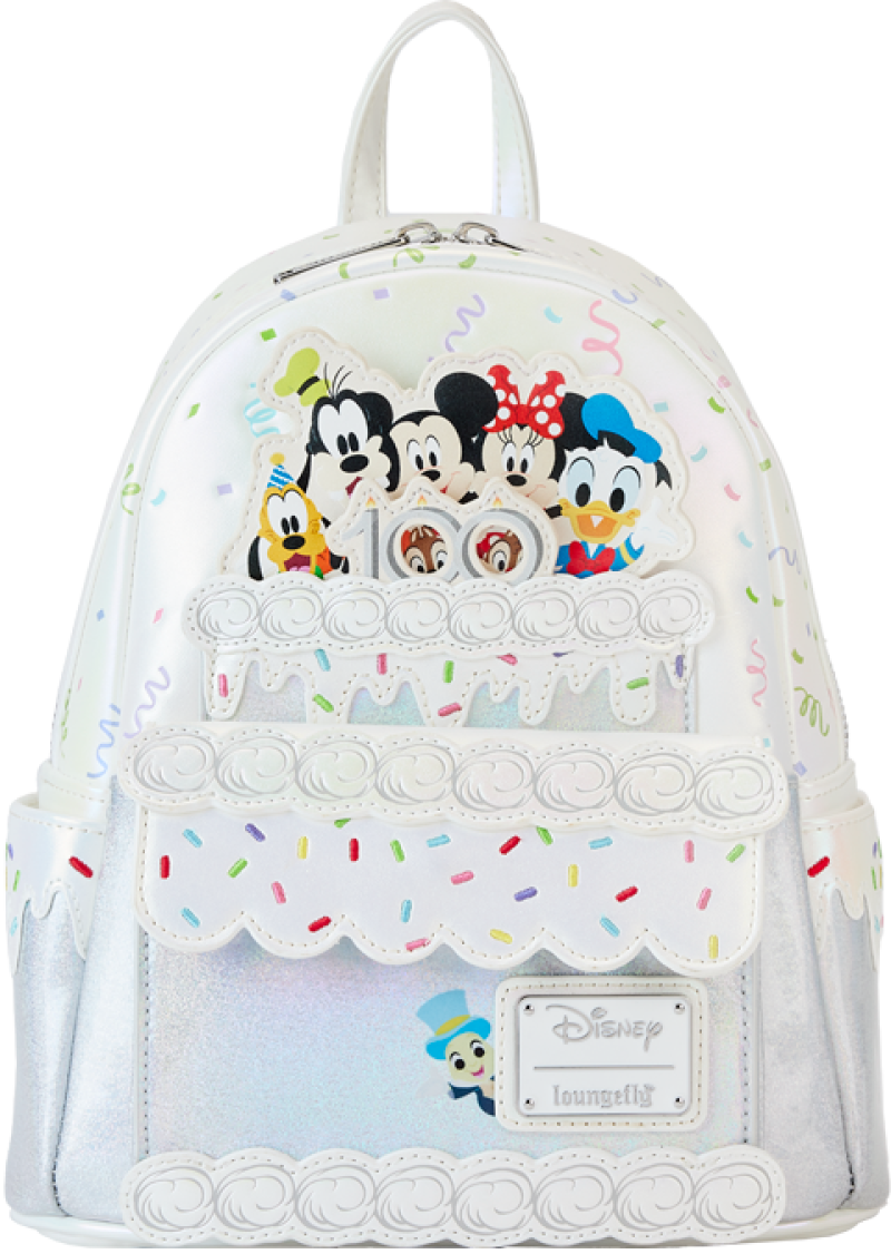 Disney 100 Celebration Cake Mini Backpack Backpack by Loungefly