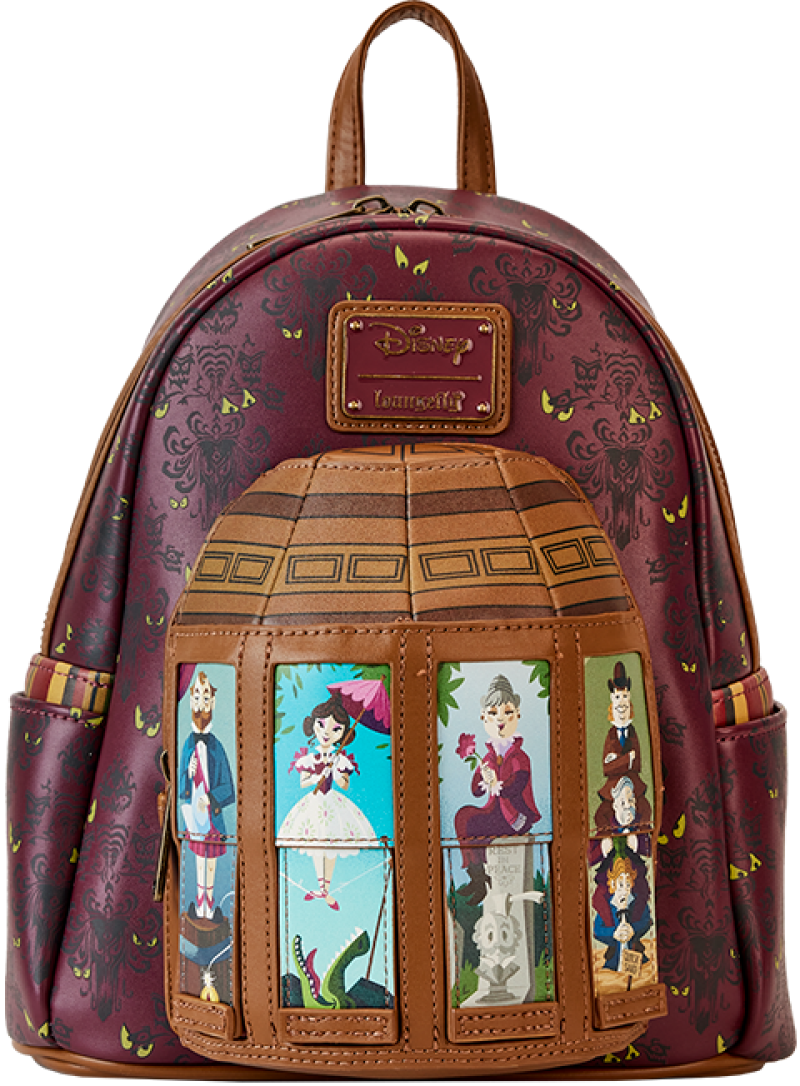 Haunted Mansion Moving Portraits Mini Backpack Backpack by Loungefly