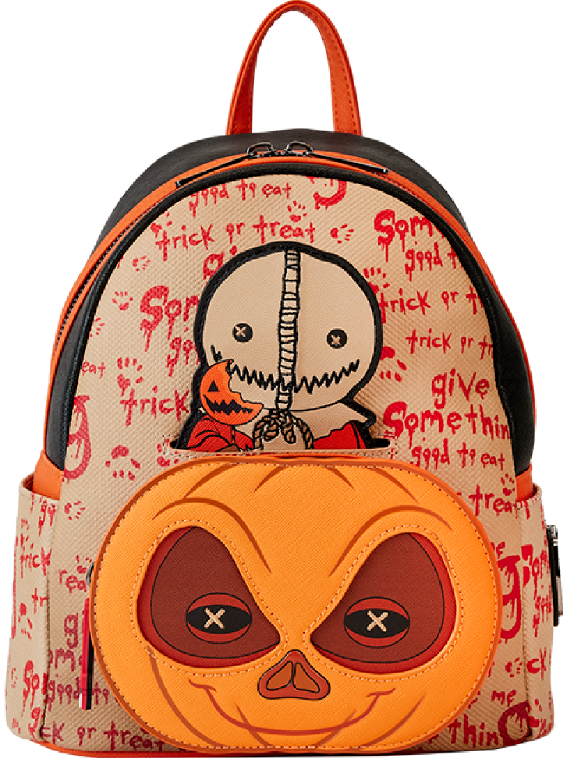 Trick 'r Treat Pumpkin Cosplay Mini Backpack Backpack by Loungefly